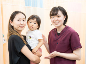 お子様連れのお客様との写真